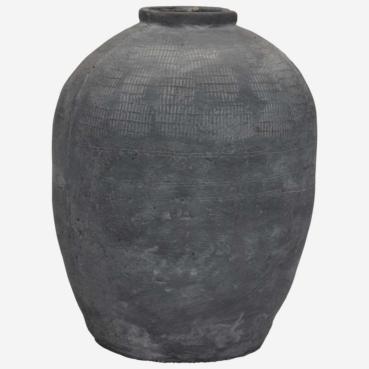 VASE,  RUSTIK, CONCRETE (BIG)