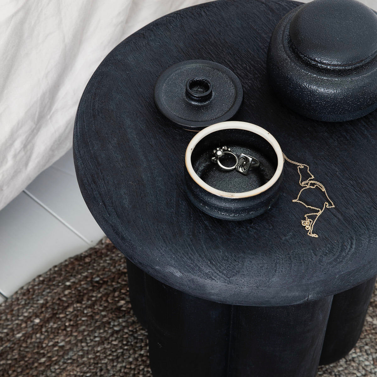 SIDE TABLE PHANT|BLACK