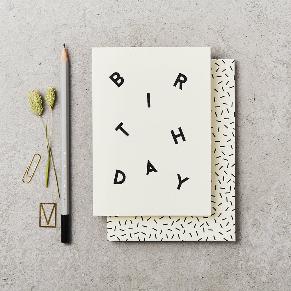 BIRTHDAY SCATTER CARD