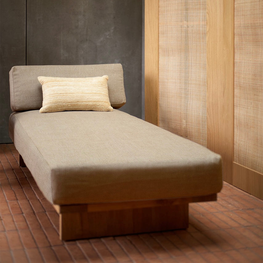 OUTDOOR DAYBED TEAK, BOTANICAL - On Order