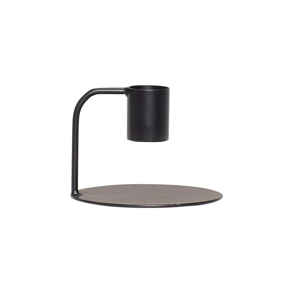 CURVE CANDLESTICK - BLACK