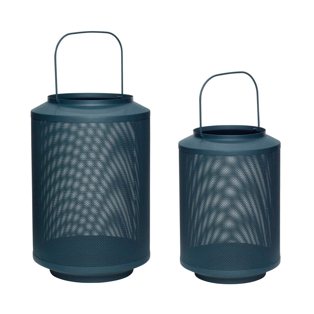 EDGE LANTERNS PETROL (SET OF 2)