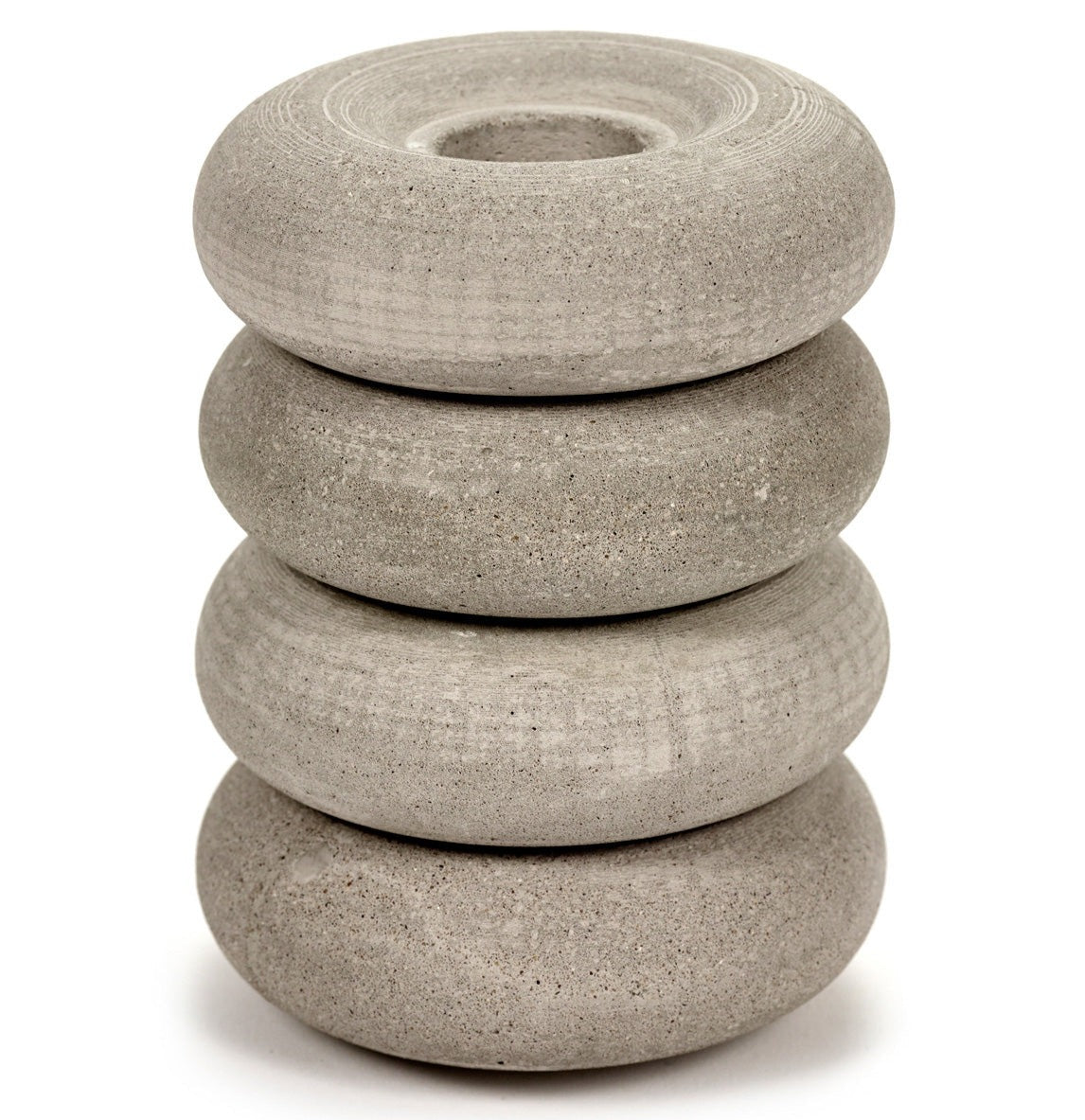 CANDLE HOLDER BRICK - CONCRETE