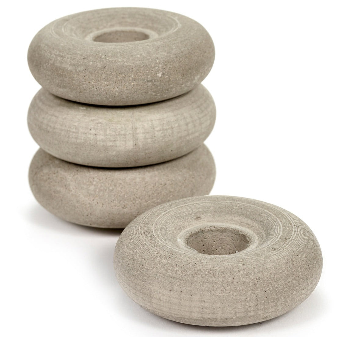 CANDLE HOLDER BRICK - CONCRETE