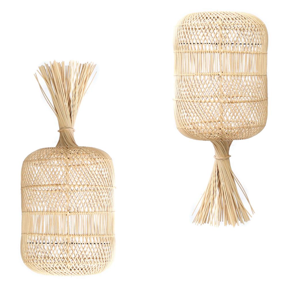 DUMPLING FLOOR LAMP / PENDANT - NATURAL