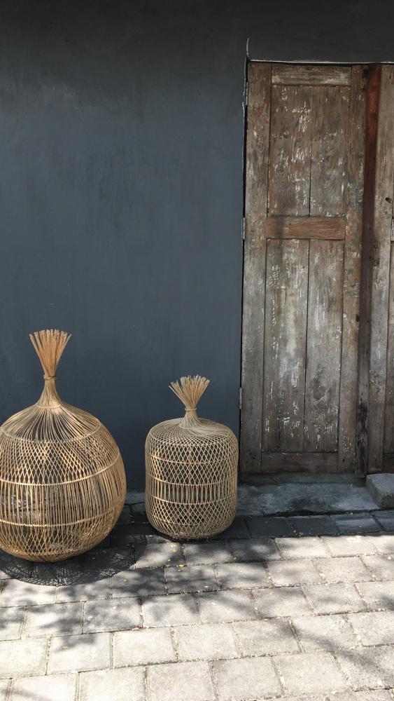 DUMPLING FLOOR LAMP / PENDANT - NATURAL