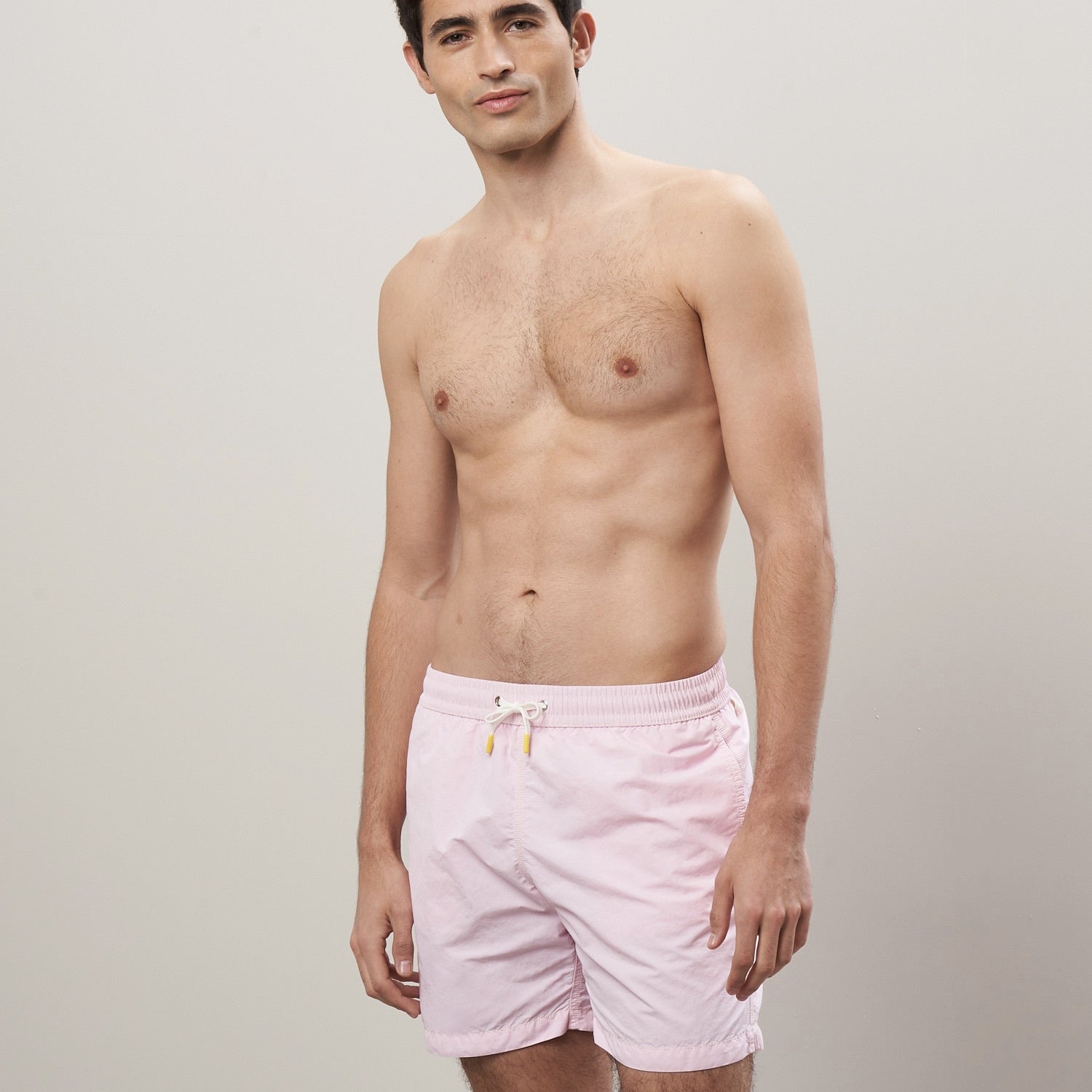 MEN WOVEN SWIMWEAR - POCHETTE - FADED PINK