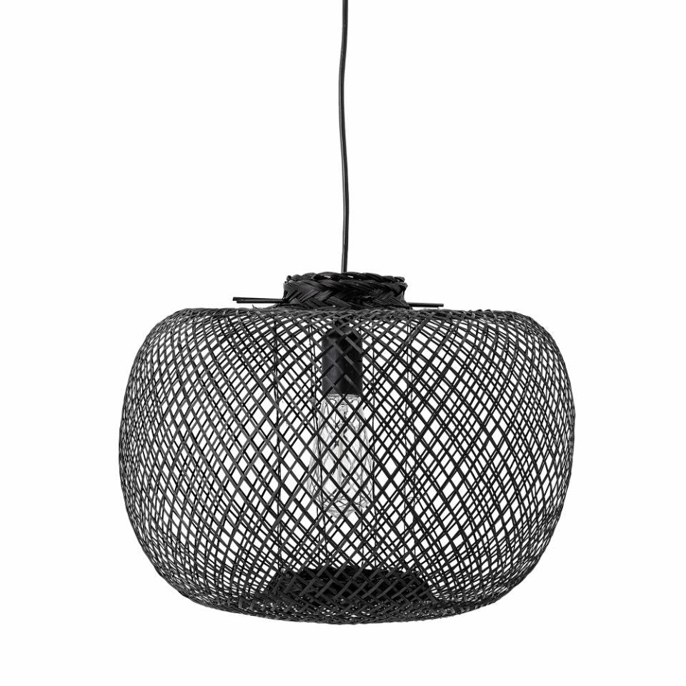 RODI PENDANT LAMP, BLACK, BAMBOO