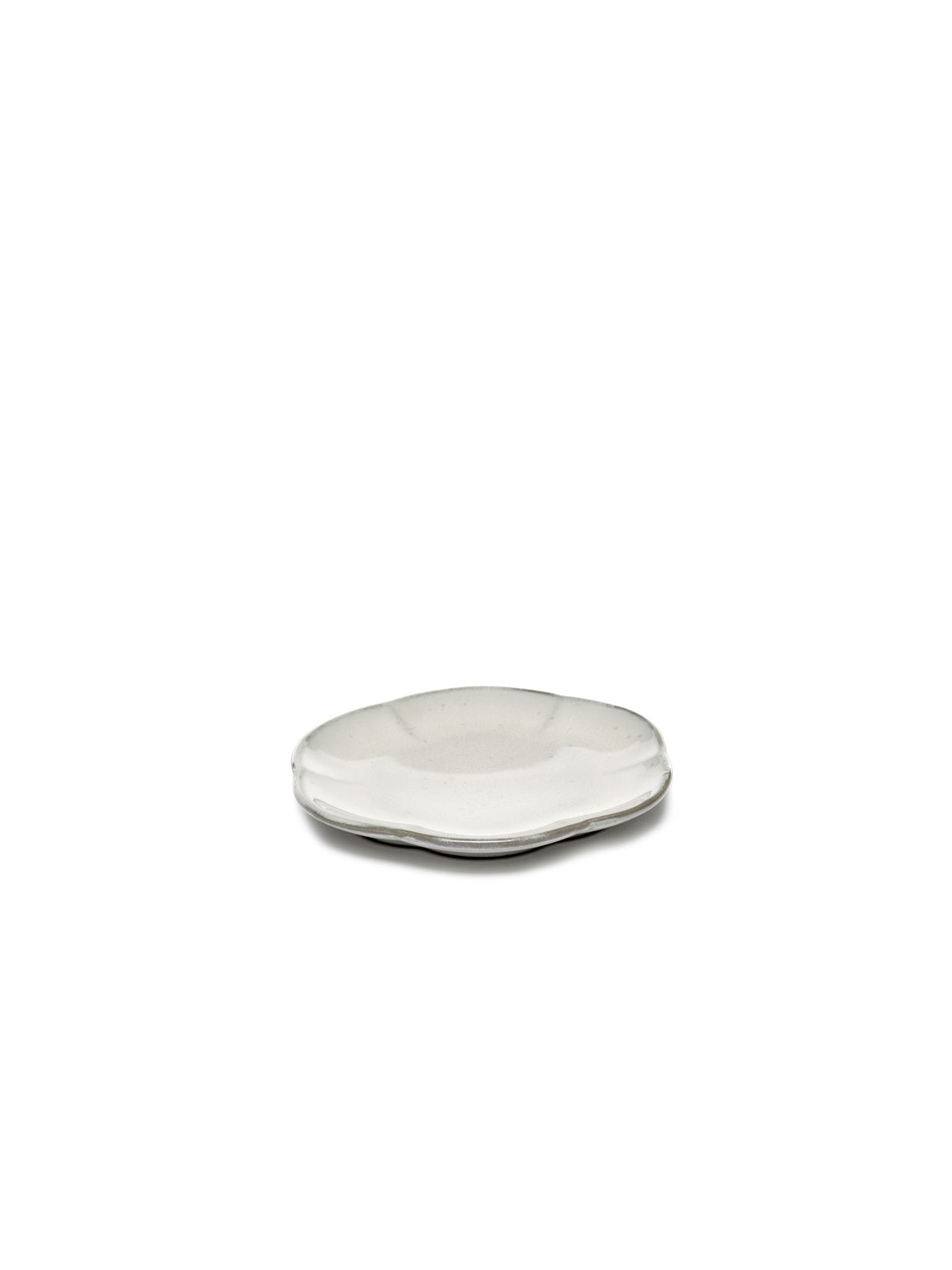 INKU PLATE RIBBED M - WHITE