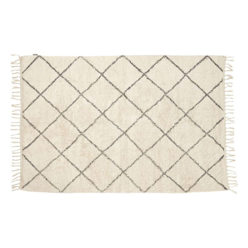 RHOMB RUG OFF WHITE