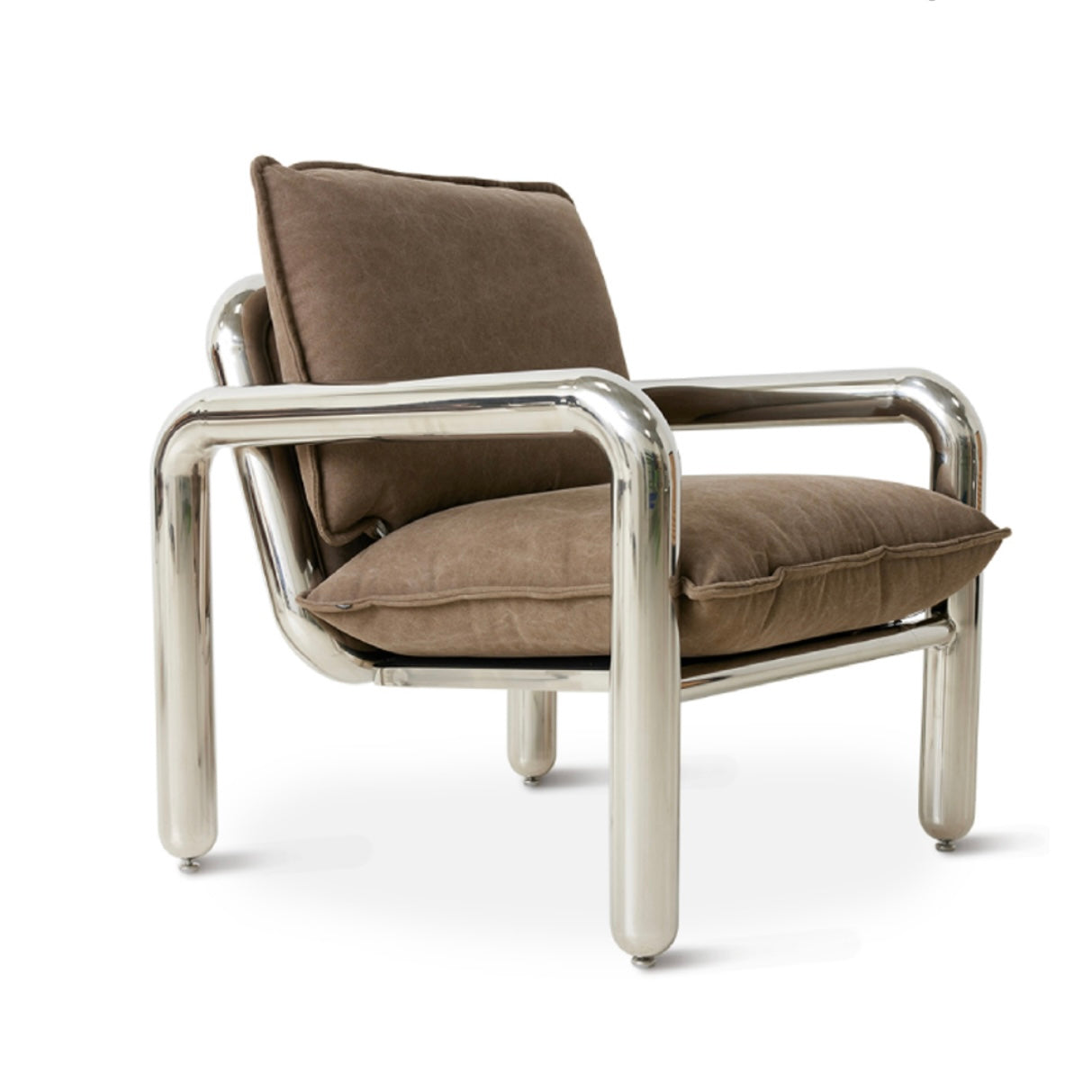 CHROME LOUNGE ARMCHAIR - to Order