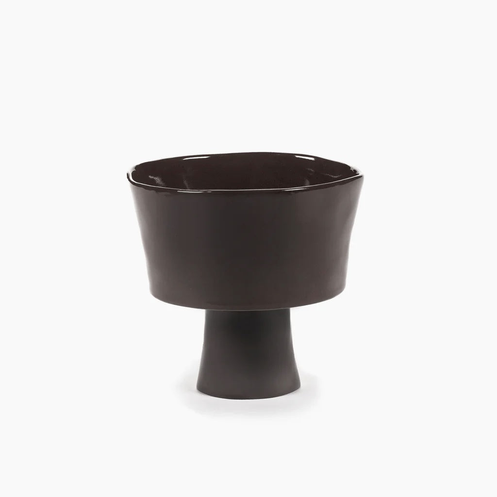HIGH BOWL ON FOOT EBONY LA MERE