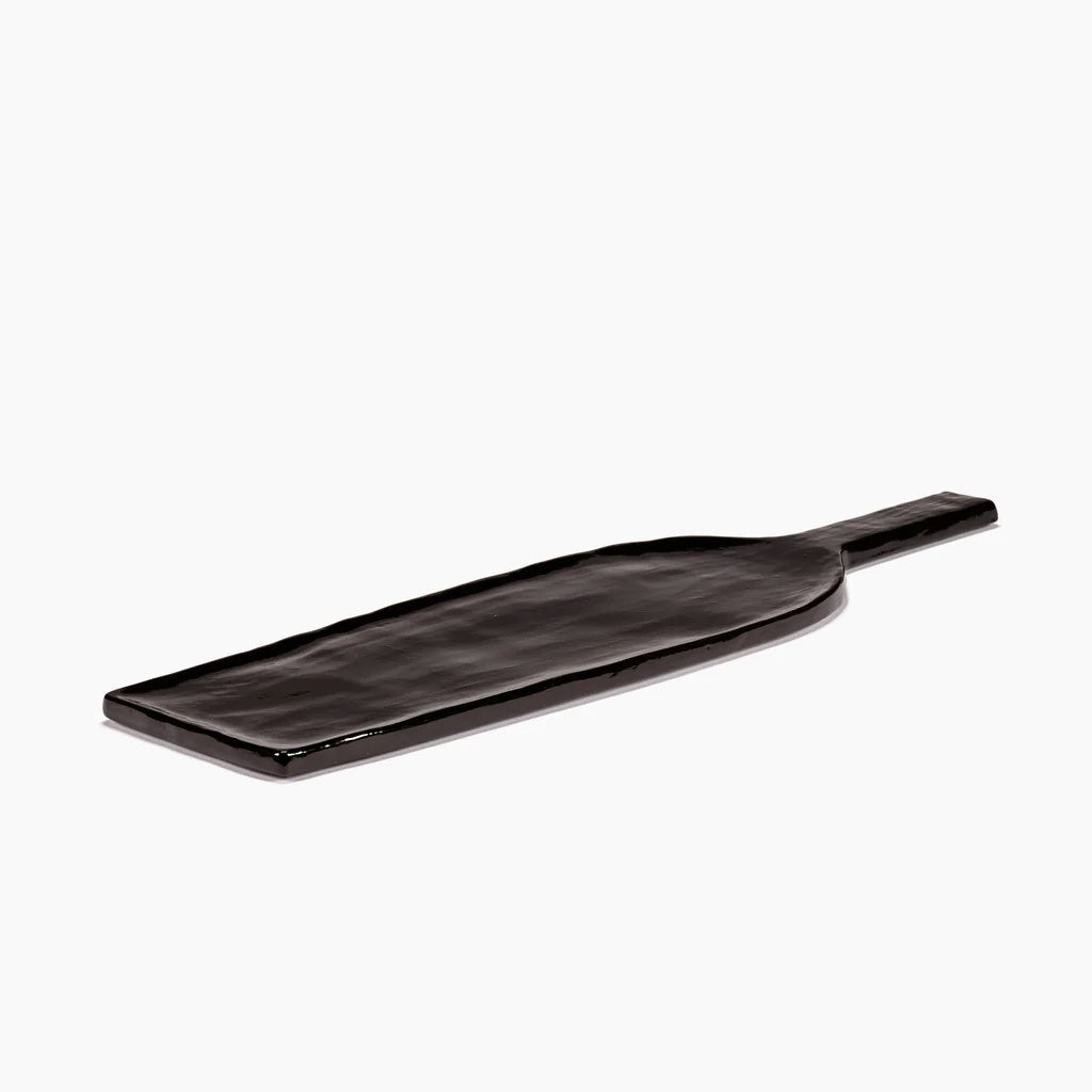 SERVING PLATE RECTANGULAR EBONY LA MERE