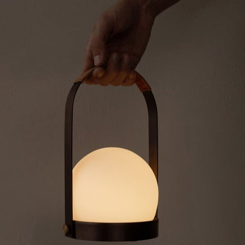 CARRIE PORTABLE TABLE LAMP|BRONZED BRASS