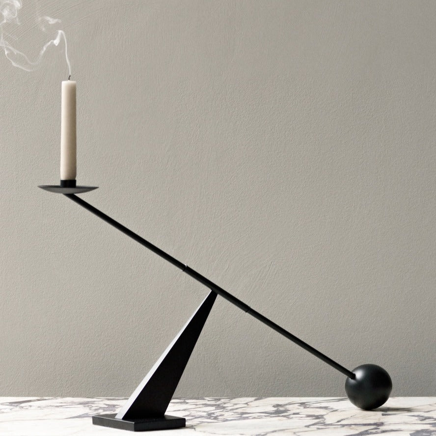 INTERCONNECT CANDLE HOLDER|BLACK