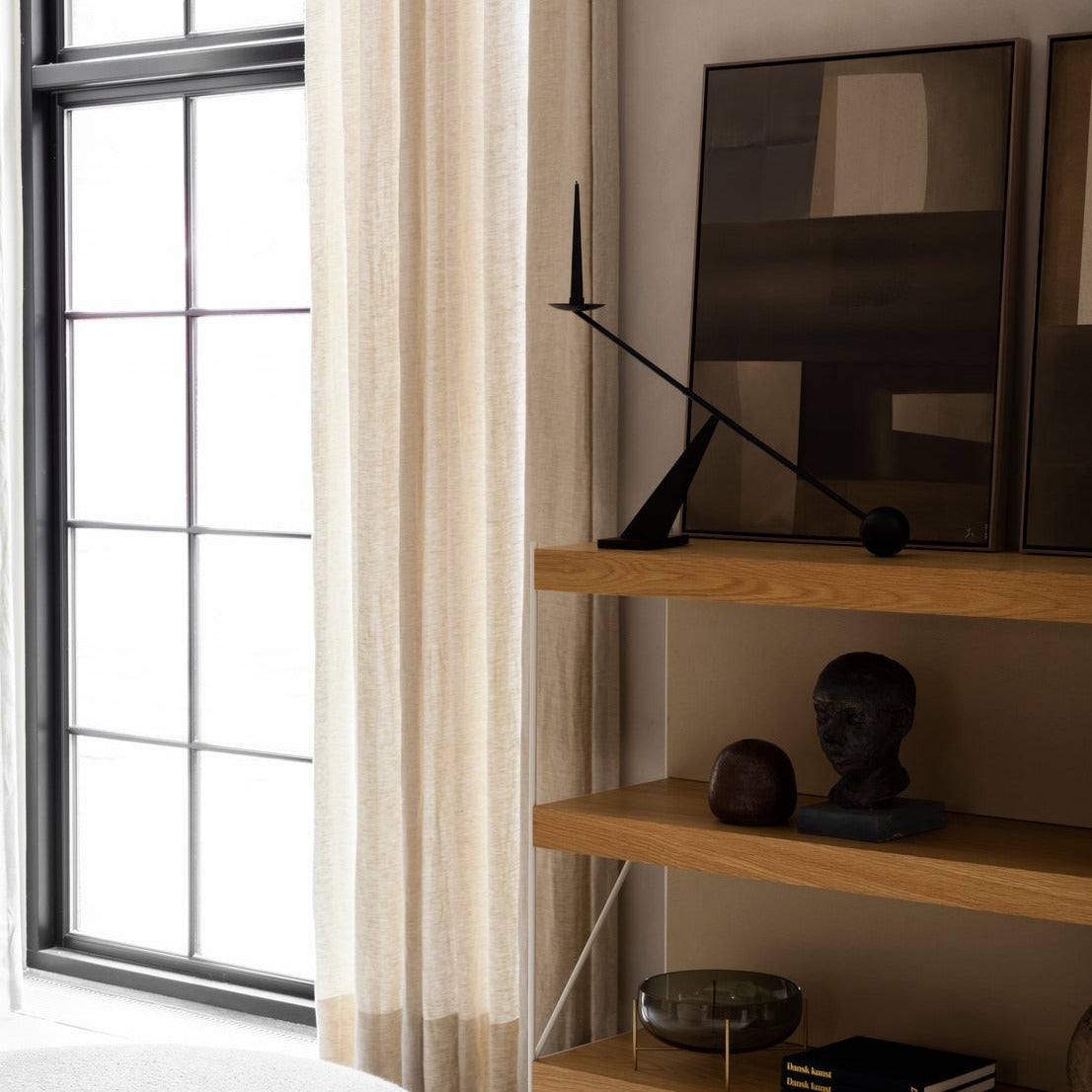 INTERCONNECT CANDLE HOLDER|BLACK