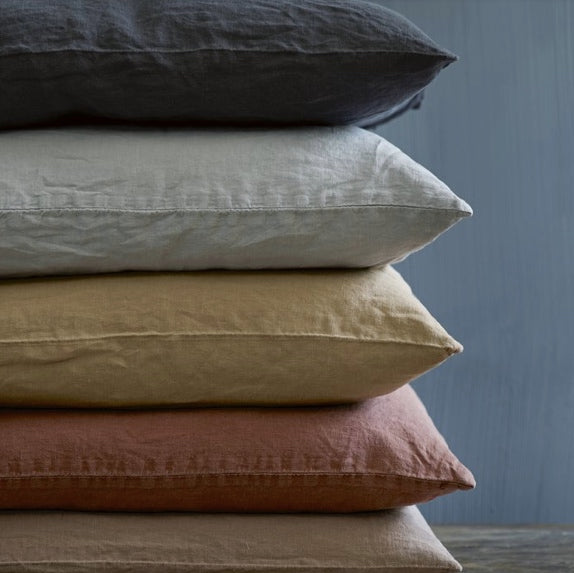 LINEN CUSHION COVER - PHANTOM