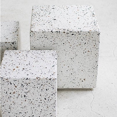 TERRAZZO SIDE TABLE