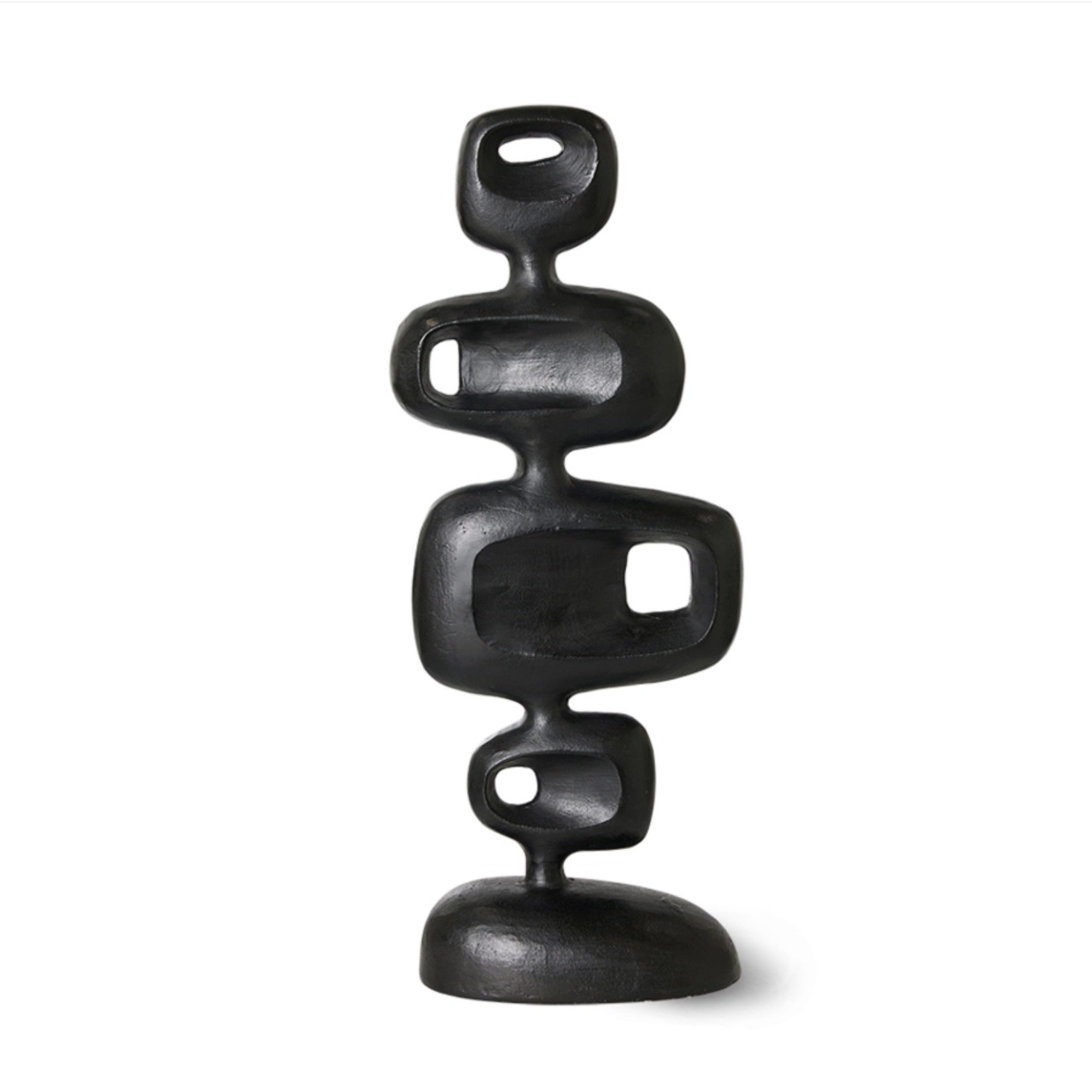 ALUMINIUM SCULPTURE HEAVY BLACK