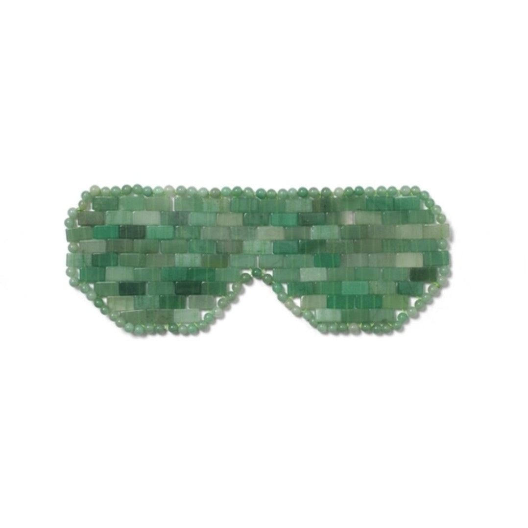 ISLA EYE MASK GREEN AVENTURINE