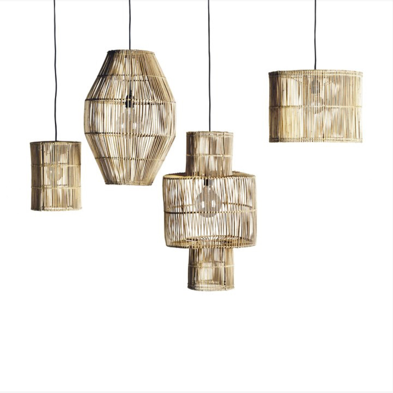 RATTAN LAMPSHADE - NATURE