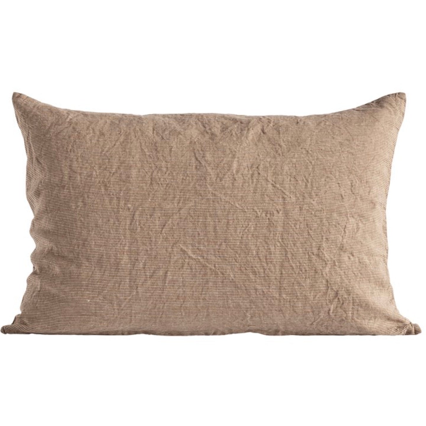 CUSHION LINEN-WALNUT