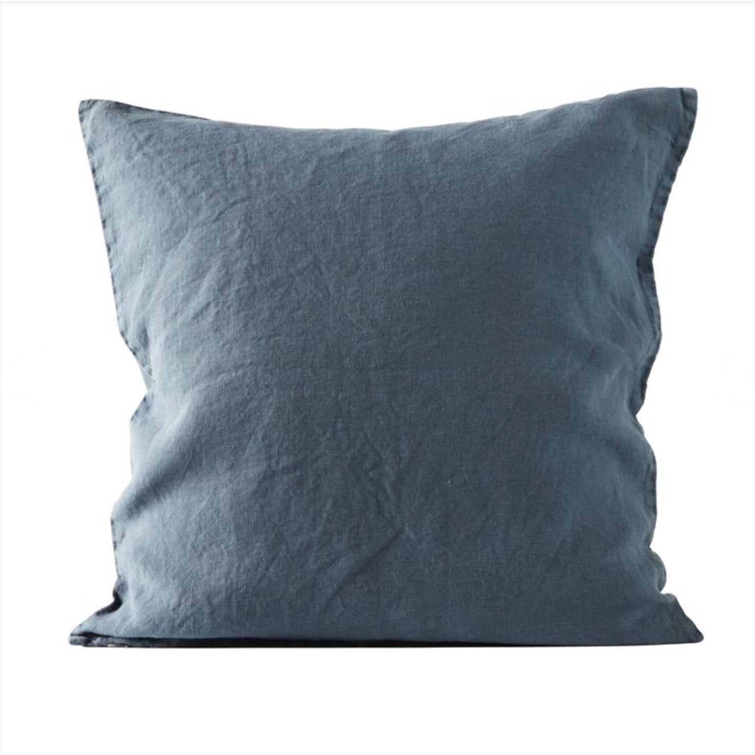 CUSHION LINEN-NAVY