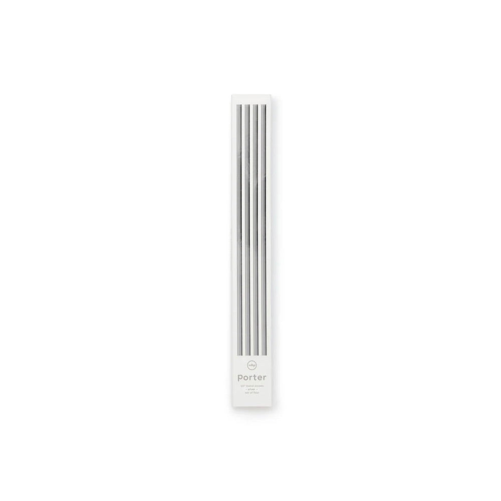 PORTER STRAW 10'' - SILVER