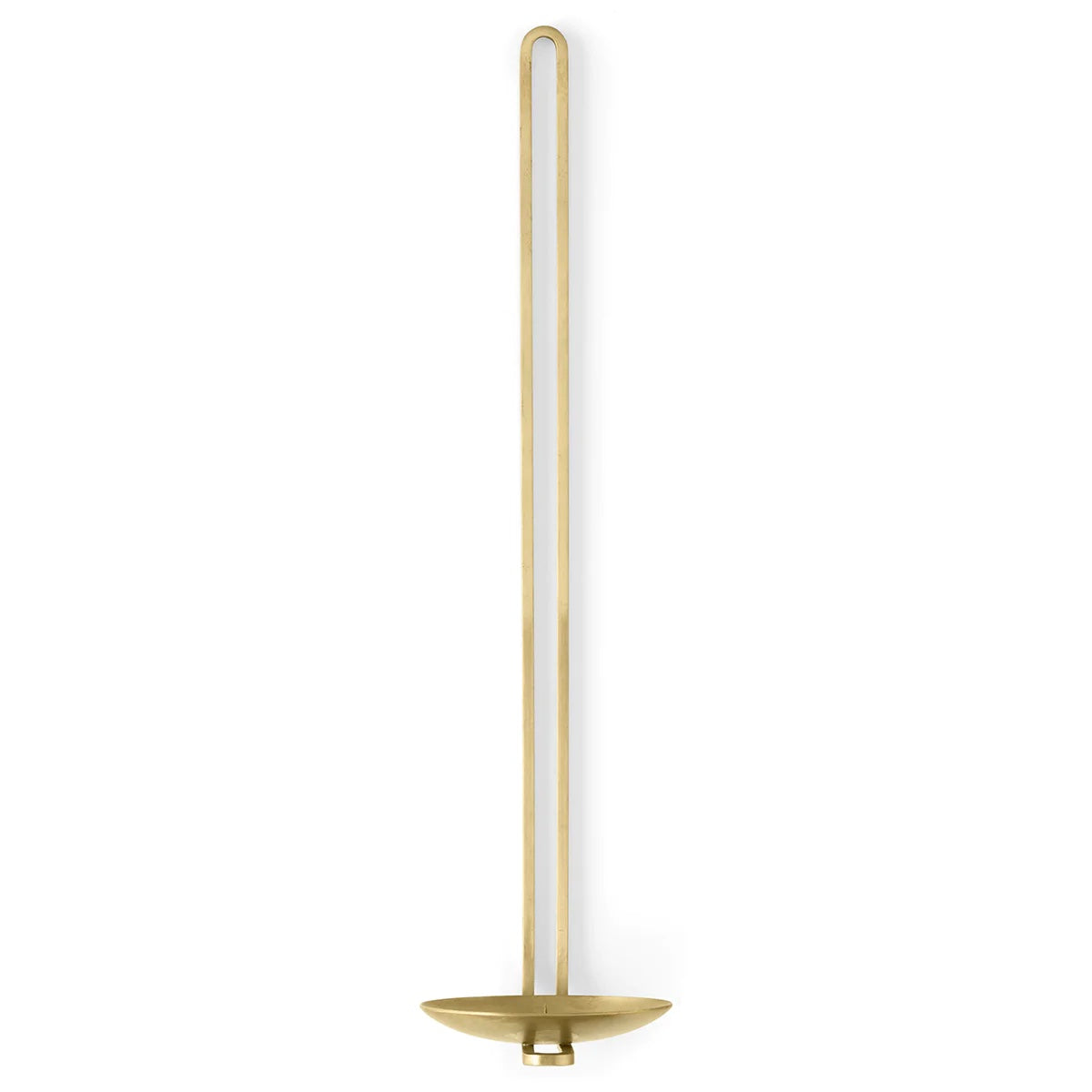 CLIP WALL CANDLE HOLDER|BRASS
