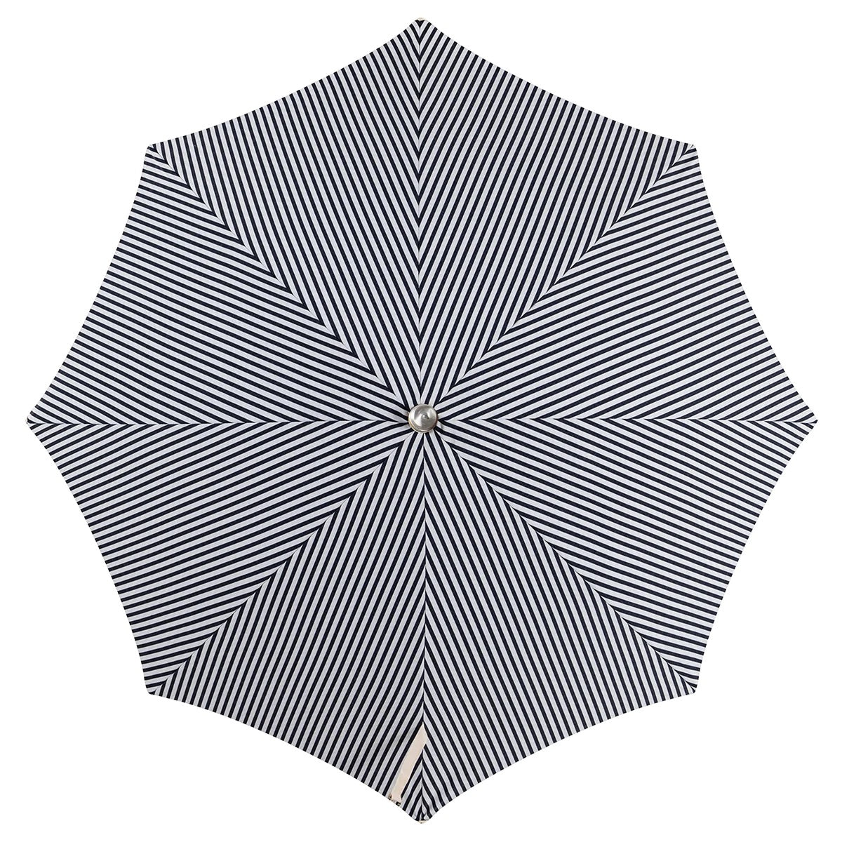 PREMIUM BEACH UMBRELLA - LAURENS NAVY STRIPE | On Order