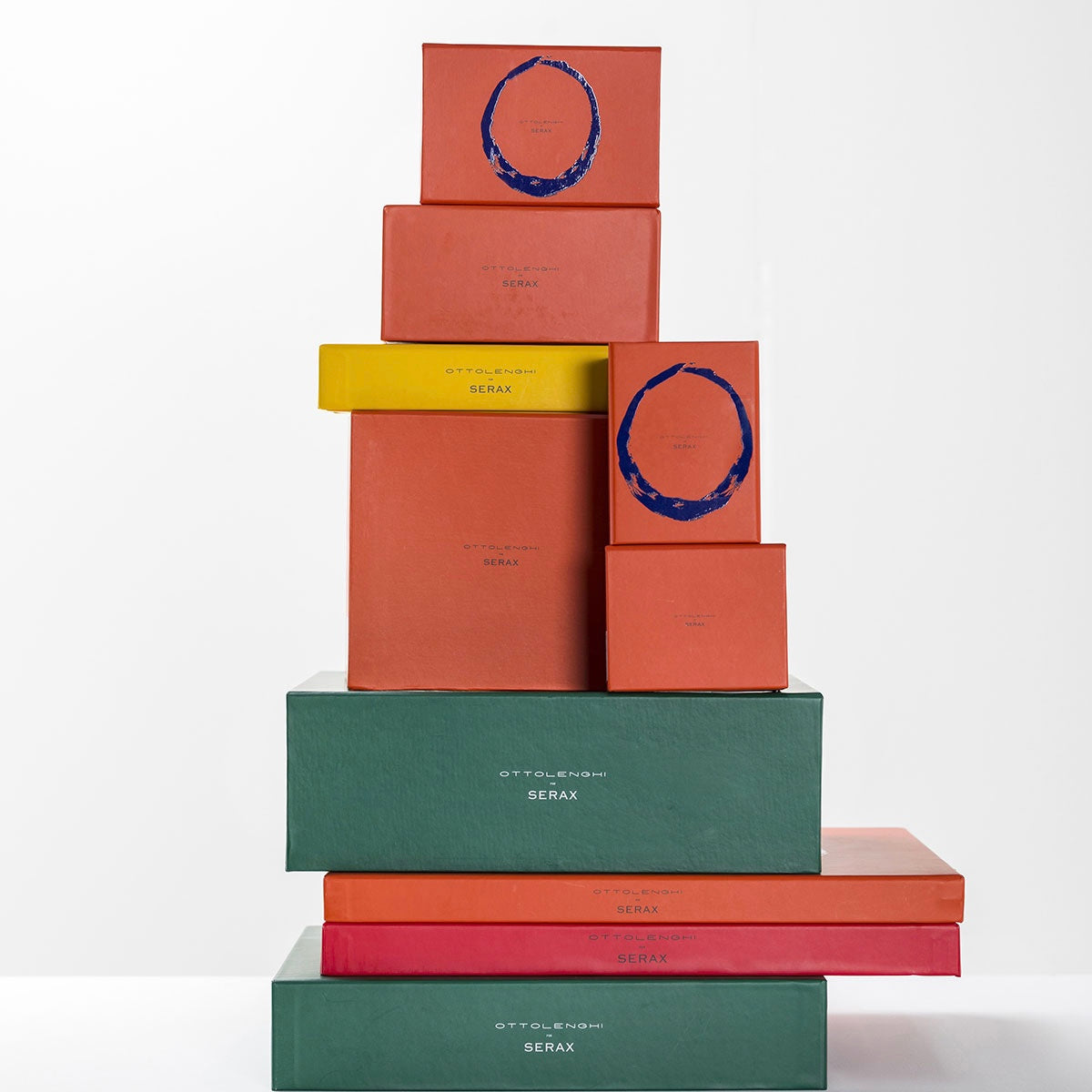 SERVING PLATE S WHITE SWIRL - STRIPES BLUE FEAST