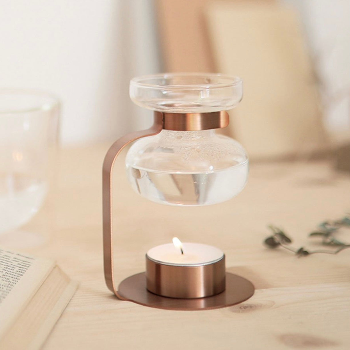 AROMA OIL WARMER - COPPER