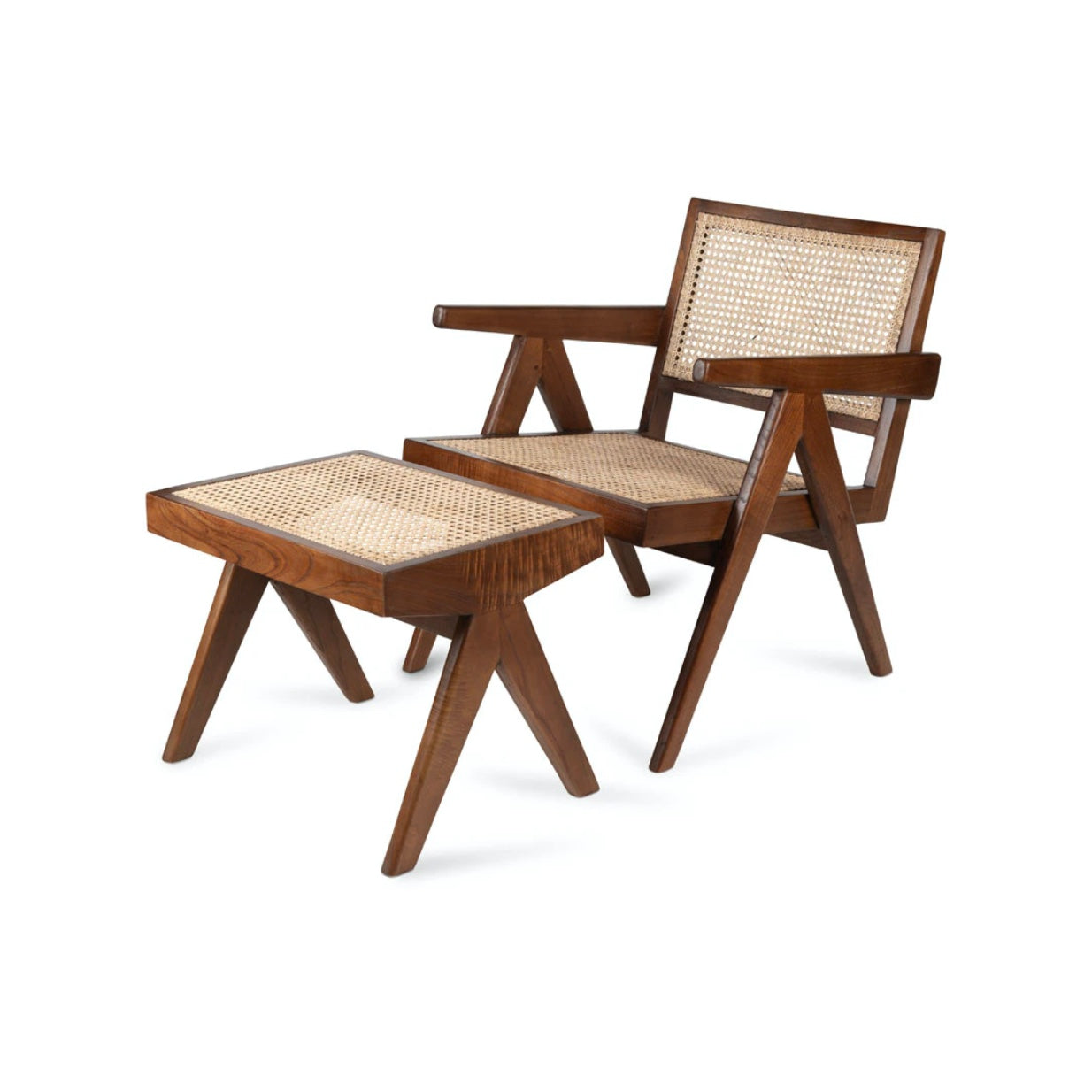 FOOTSTOOL EASY LOUNGE - DARK BROWN