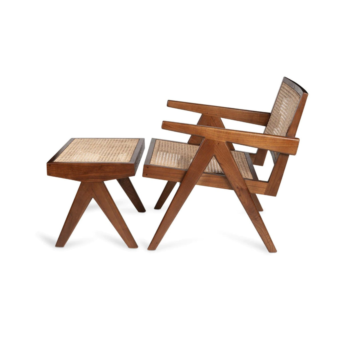 FOOTSTOOL EASY LOUNGE - DARK BROWN
