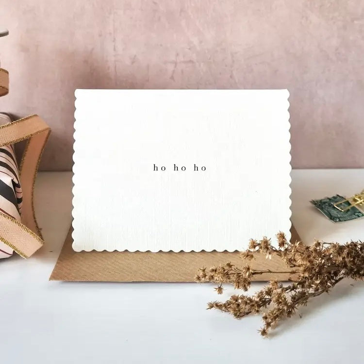 HO HO HO MIGNON CARD