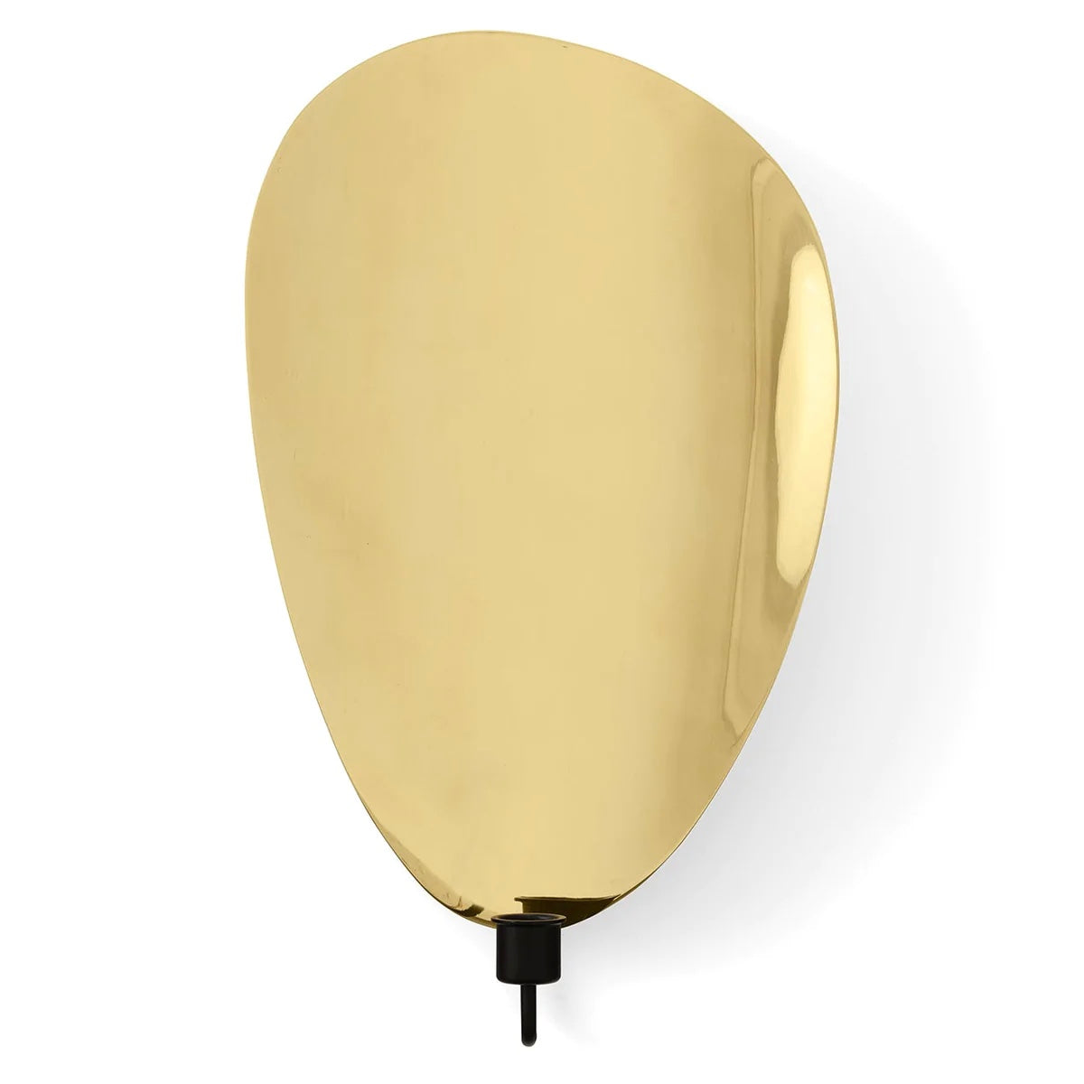 FLAMBEAU WALL CANDLE HOLDER|BLACK / POLISHED BRASS