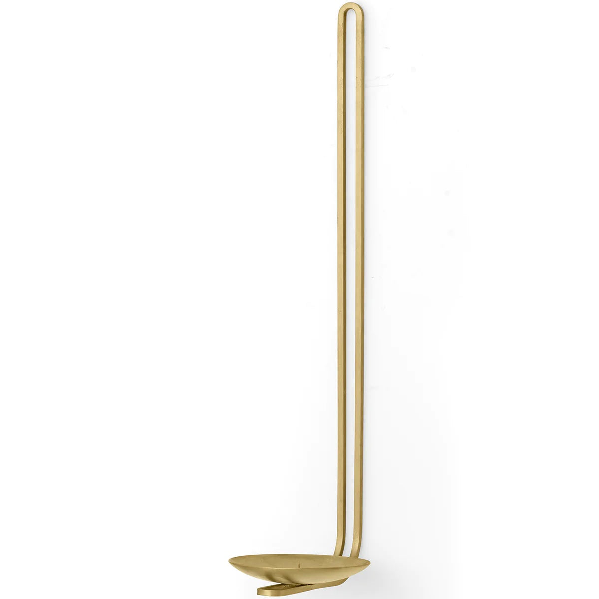 CLIP WALL CANDLE HOLDER|BRASS