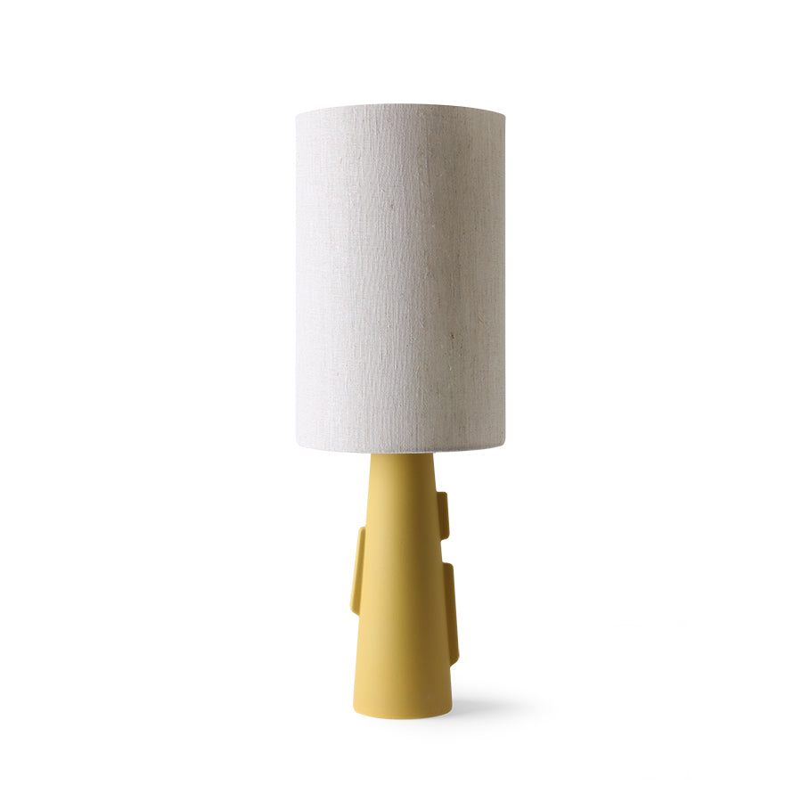 CONE LAMP BASE WITH HANDLES - S MATT GREEN