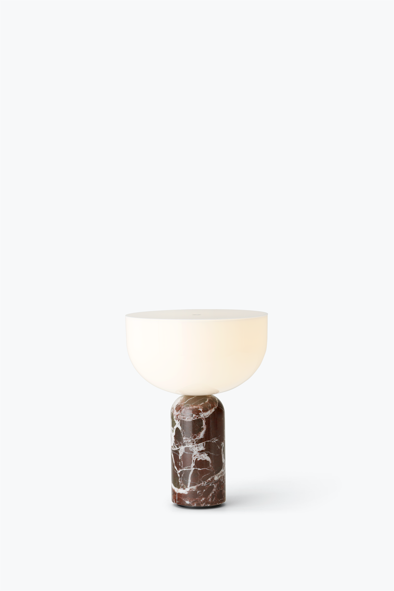 KIZU PORTABLE TABLE LAMP, ROSSO LEVANTO