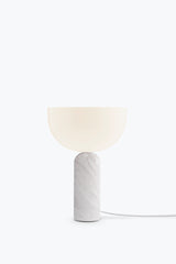 KIZU TABLE LAMP, WHITE MARBLE, SMALL