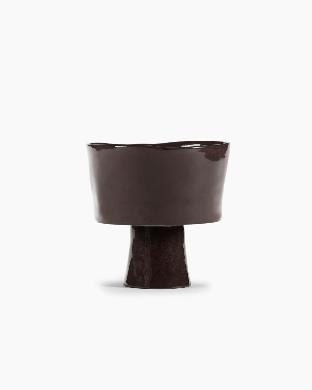 HIGH BOWL ON FOOT EBONY LA MERE