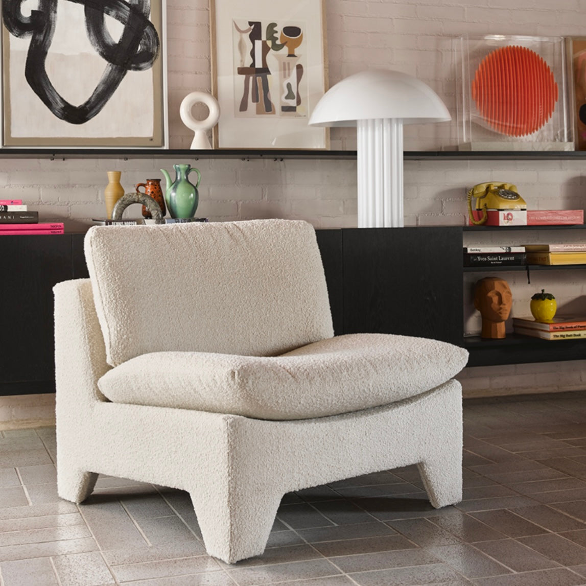 RETRO LOUNGE CHAIR - FAUTEUIL BOUCLE - to Order