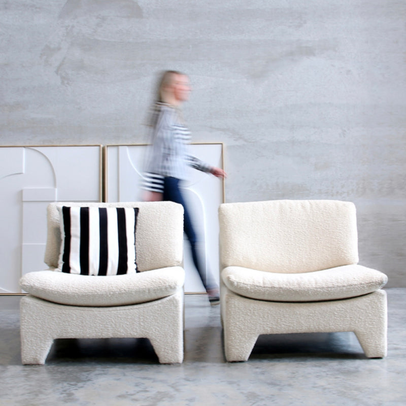 RETRO LOUNGE CHAIR - FAUTEUIL BOUCLE - to Order