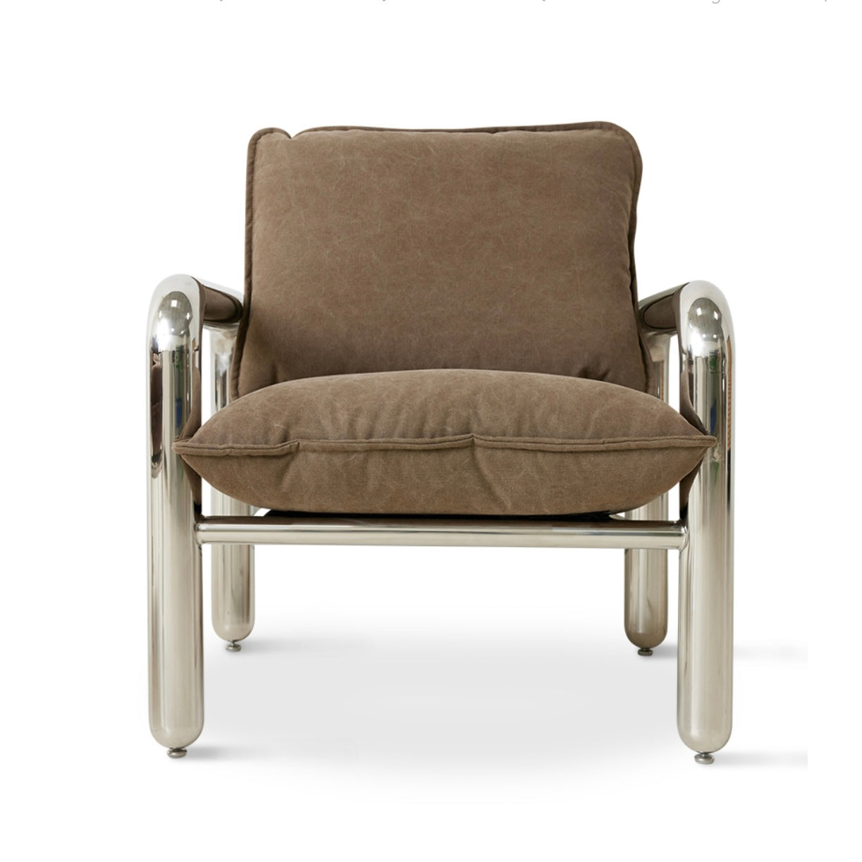 CHROME LOUNGE ARMCHAIR - to Order