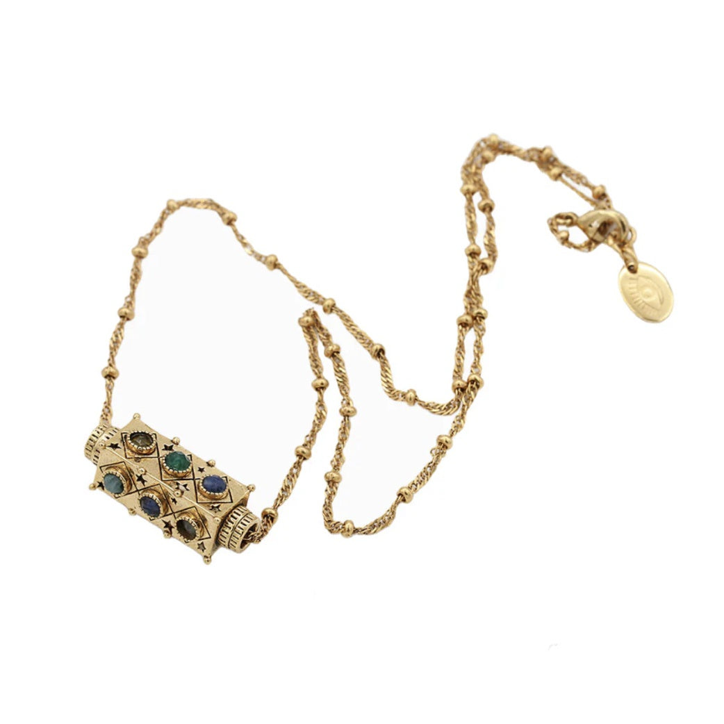 NECKLACE SACHA TALISMAN STONE