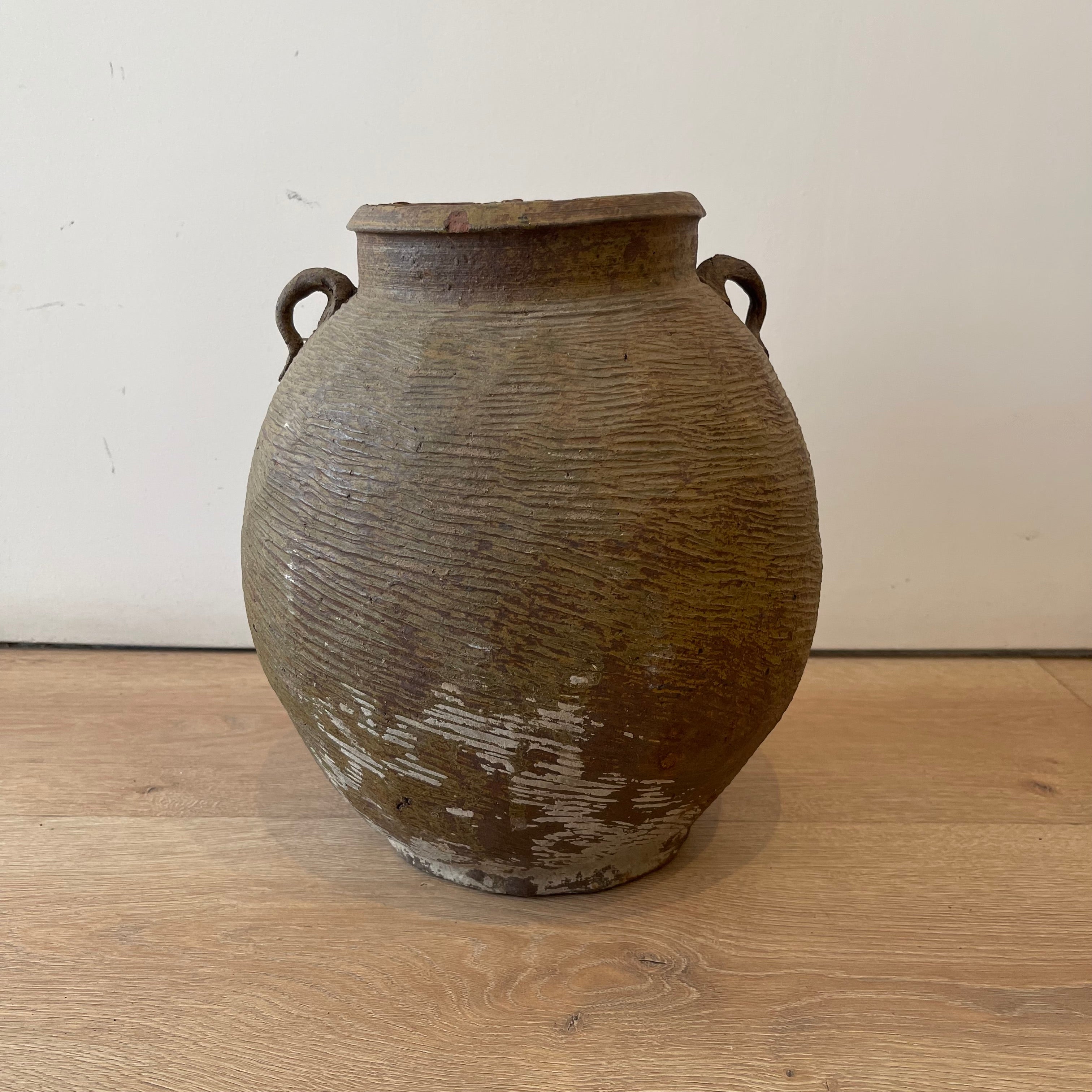 STRIPED BROWN VASE | S