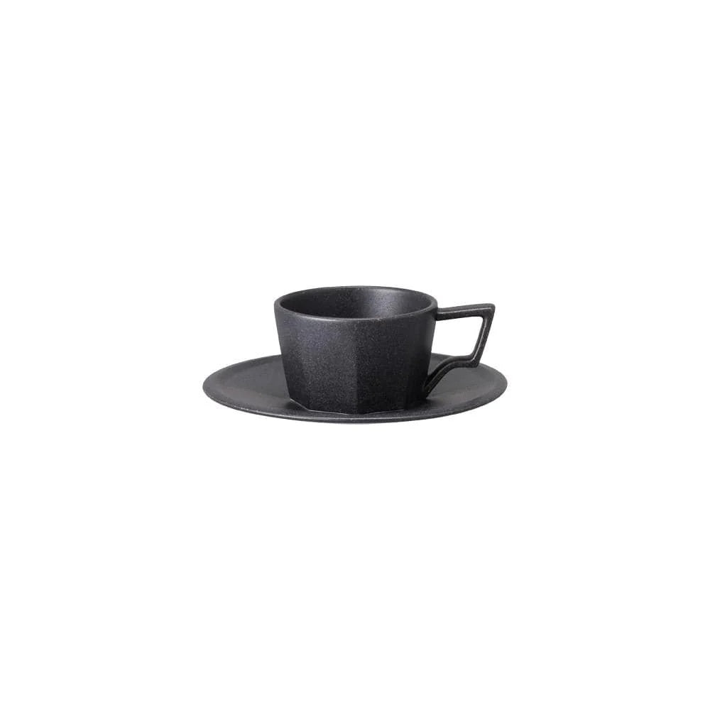 OCT CUP & SAUCER 80ML BLACK