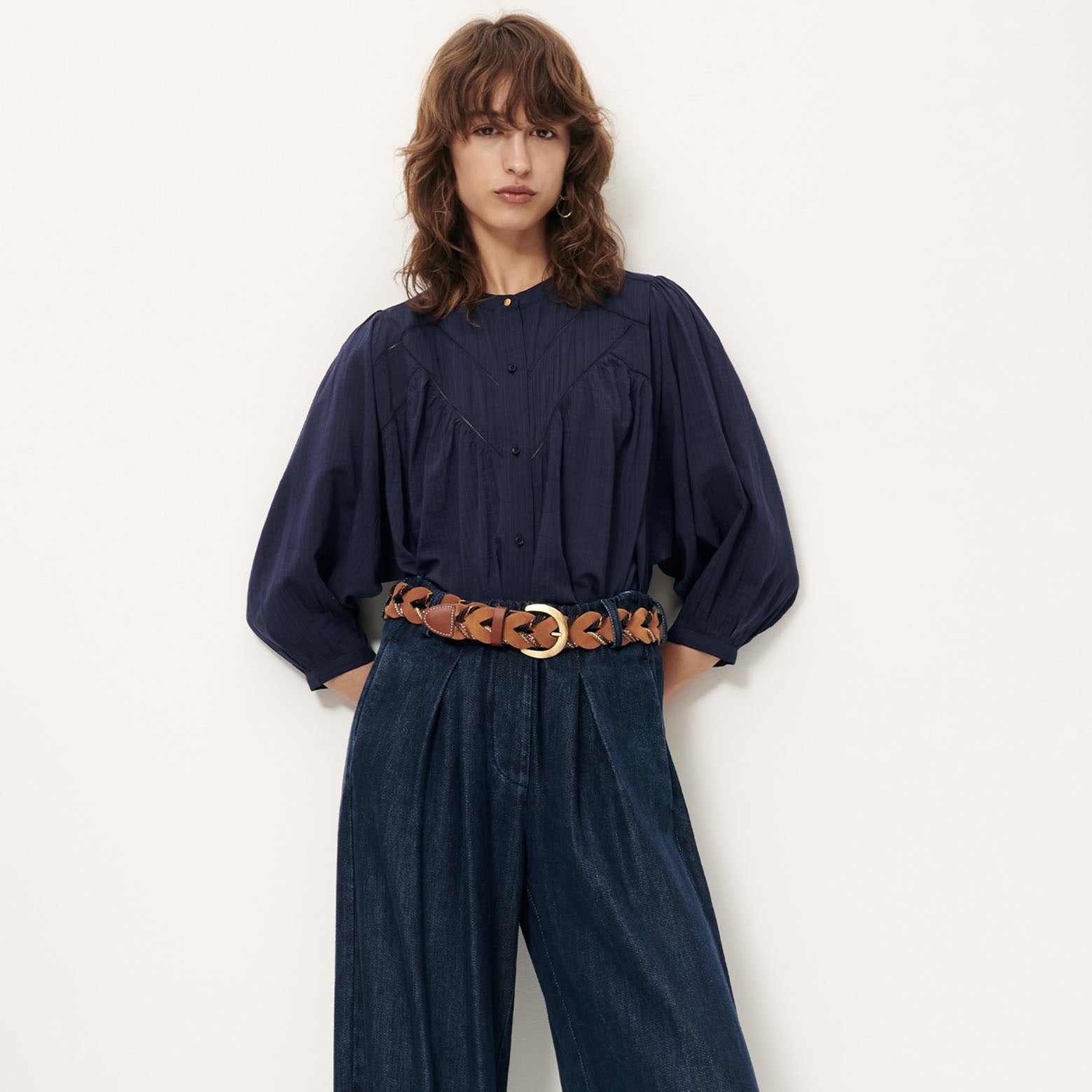 BLOUSE SAVI - INDIGO