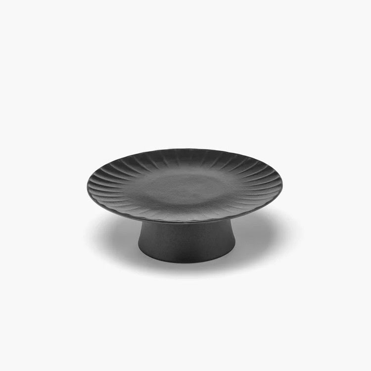 CAKE STAND M BLACK INKU