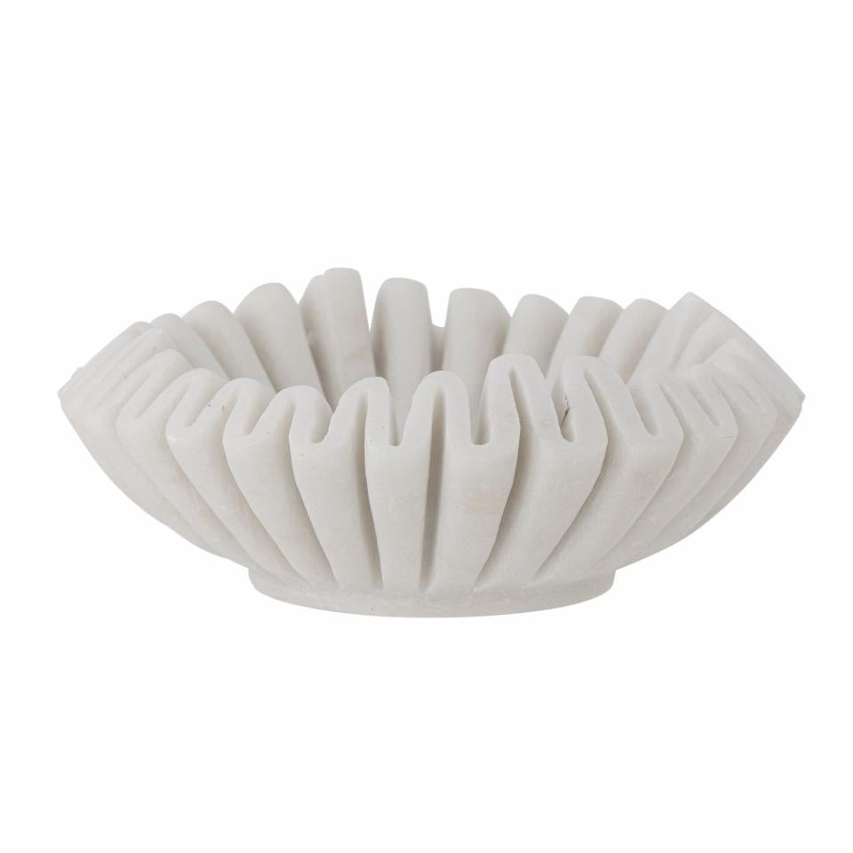 HARMONIA BOWL | WHITE MARBLE